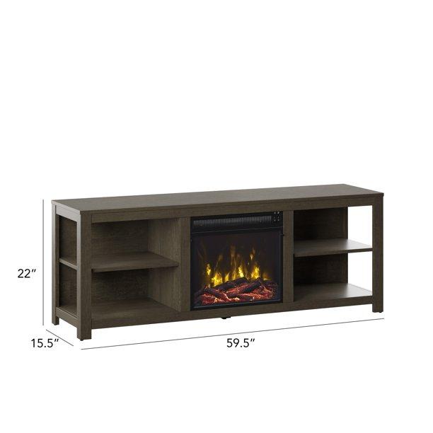 Small Tv STand with Fireplace Electric